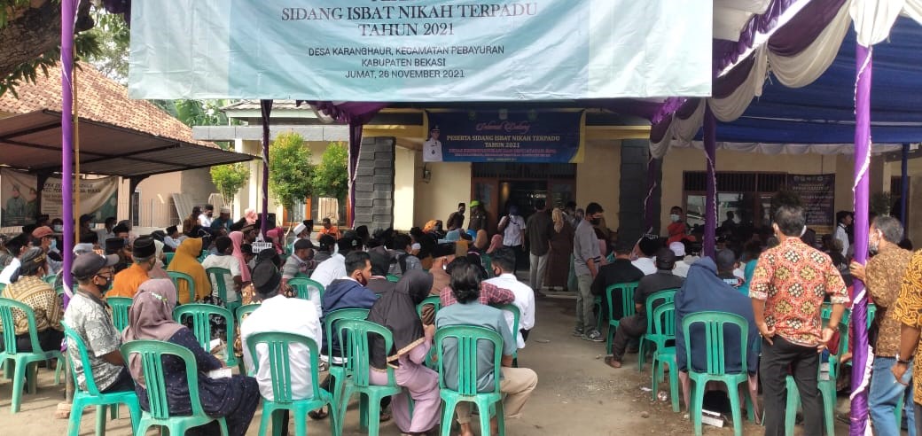 Sidang Itsbat Nikah Terpadu Pengadilan Agama Cikarang Di Kecamatan ...